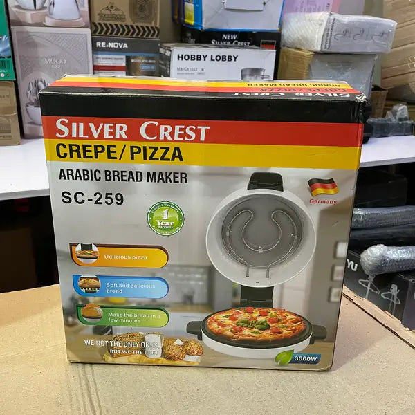 German Lot Imported Silver Crest Multifunctional Pizza Maker