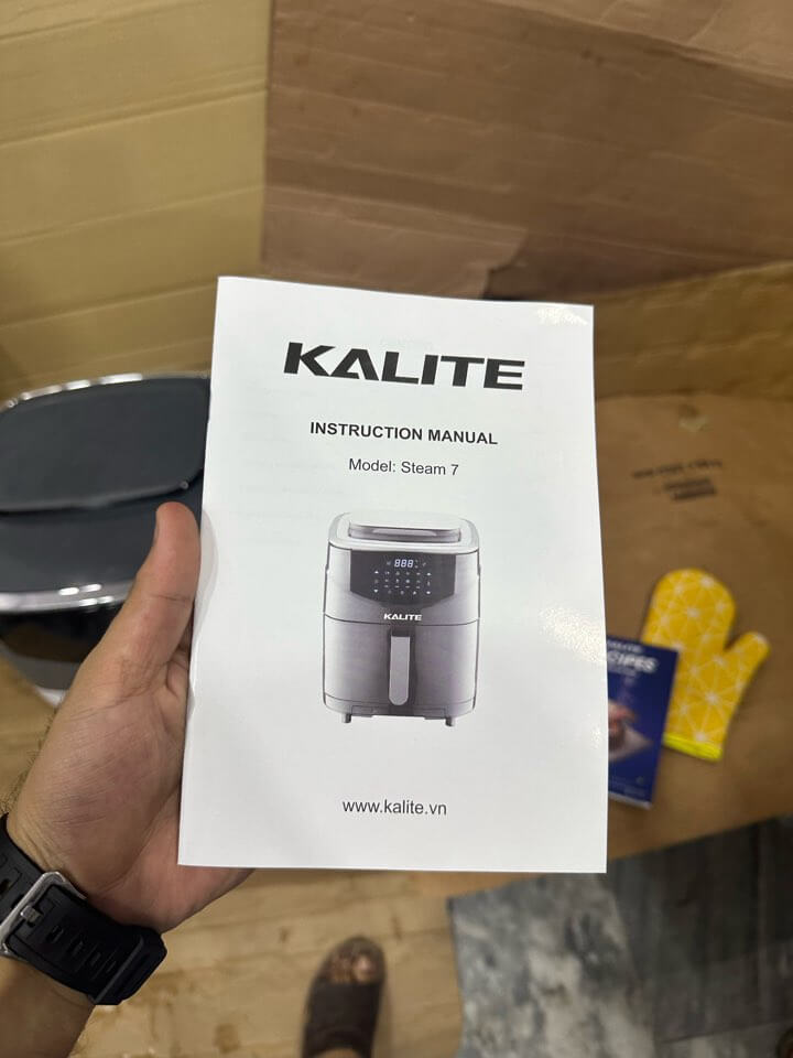 Kalite Genuine XXL 7L Digital Steam Air Fryer