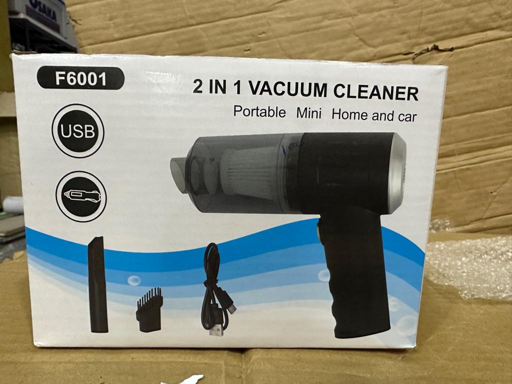 LOT 2 in 1 vacuum cleaner portable mini home and car