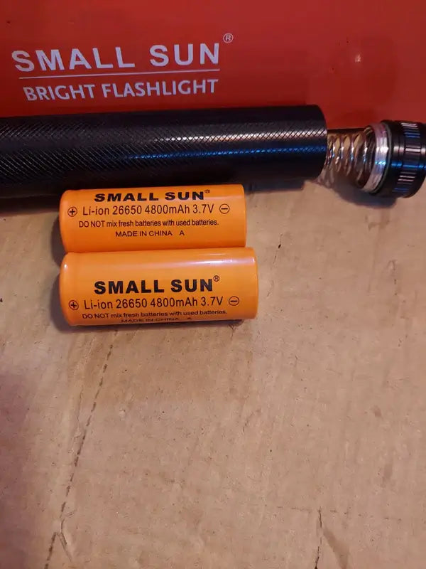 Small Sun Led Waterproof Rechargable Torch