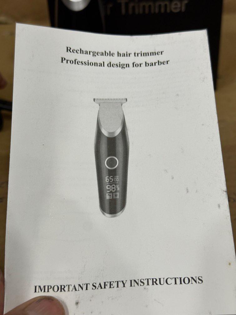 Professional Hair Trimmer with RPM Speeds