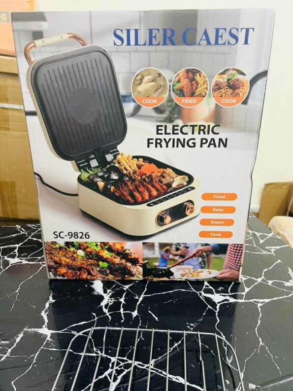 LOT imported Electric Griddle Baking Fry Pan Deepen Cooker Double-side Barbeque Grill