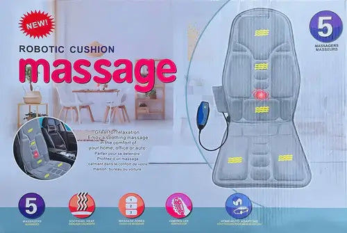Car massage seat cover Mat for heated chair with remote control ROBOTIC CUSHION MASSAGE Robotic